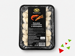 Пельмени с креветкой и кальмаром 450 г