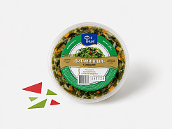 Салат из морск. кап. с овощами "Витаминный" 250 г